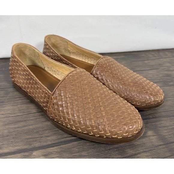 Nisolo Other - Nisolo Alejandro Shoes Mens Size 10 Brown Woven Leather Loafers Slip On Casual